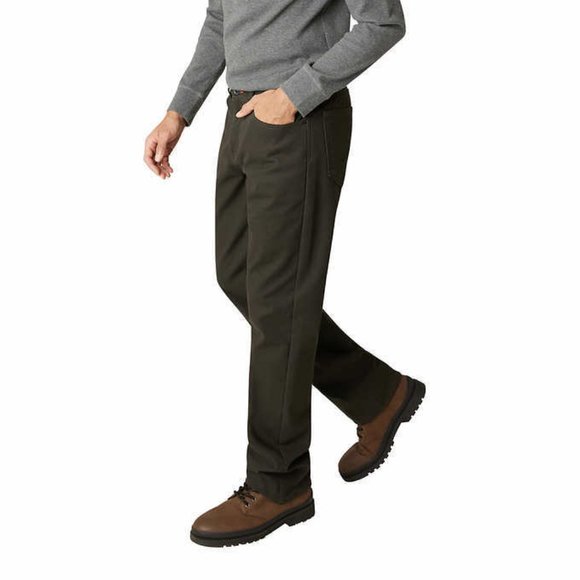 GRAY NWT Weatherproof Vintage Men’s Fleece Lined Pant - Picture 4 of 6